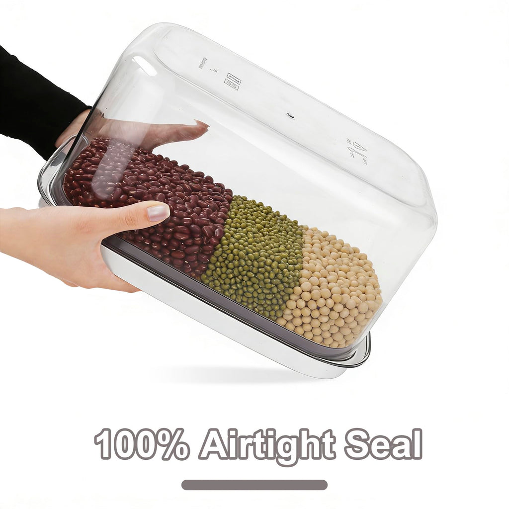 Airtight Rice Container with Measuring Cup