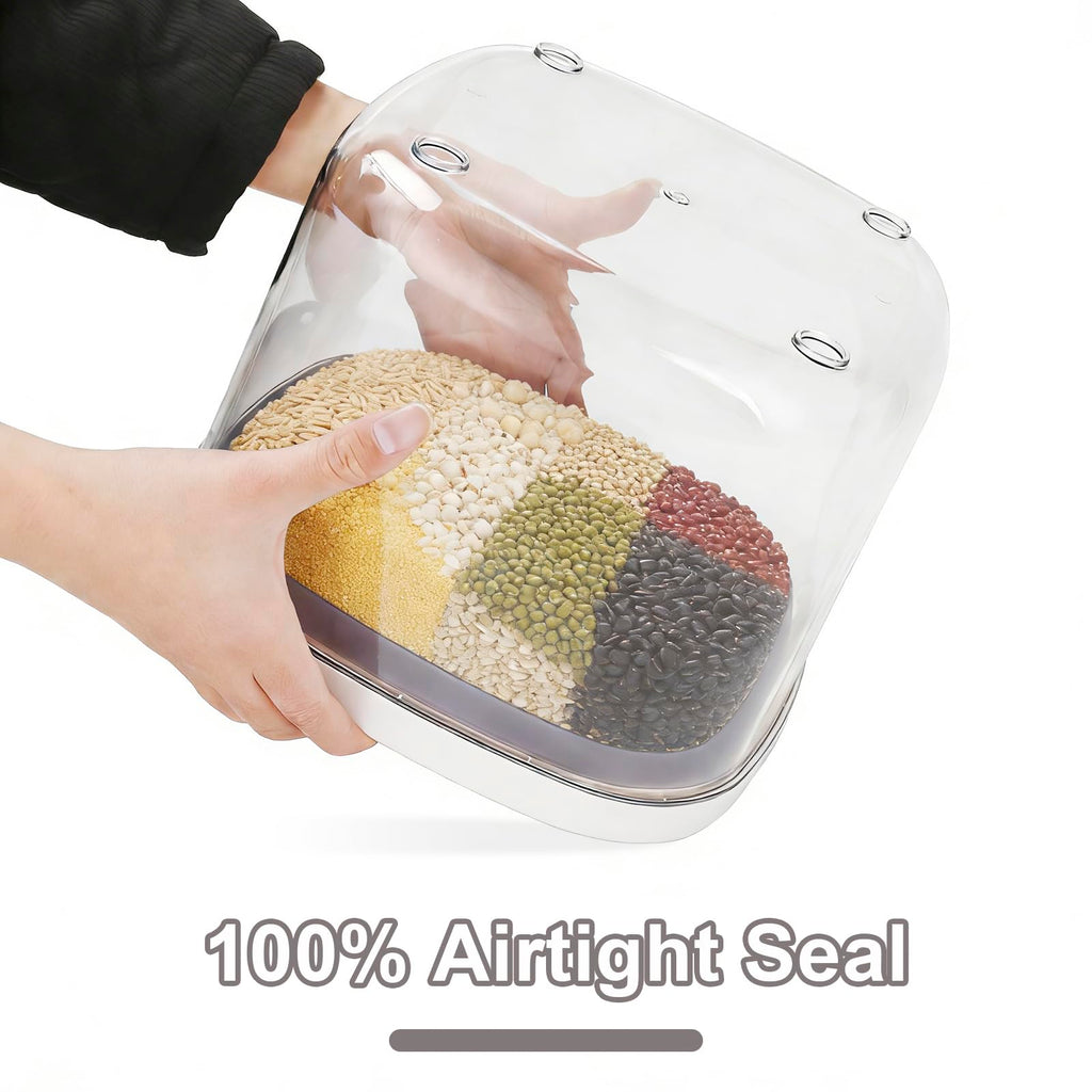 Airtight Rice Container with Measuring Cup