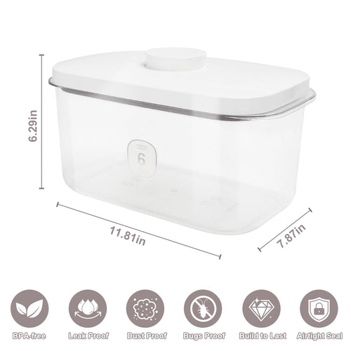 Airtight Rice Container with Measuring Cup